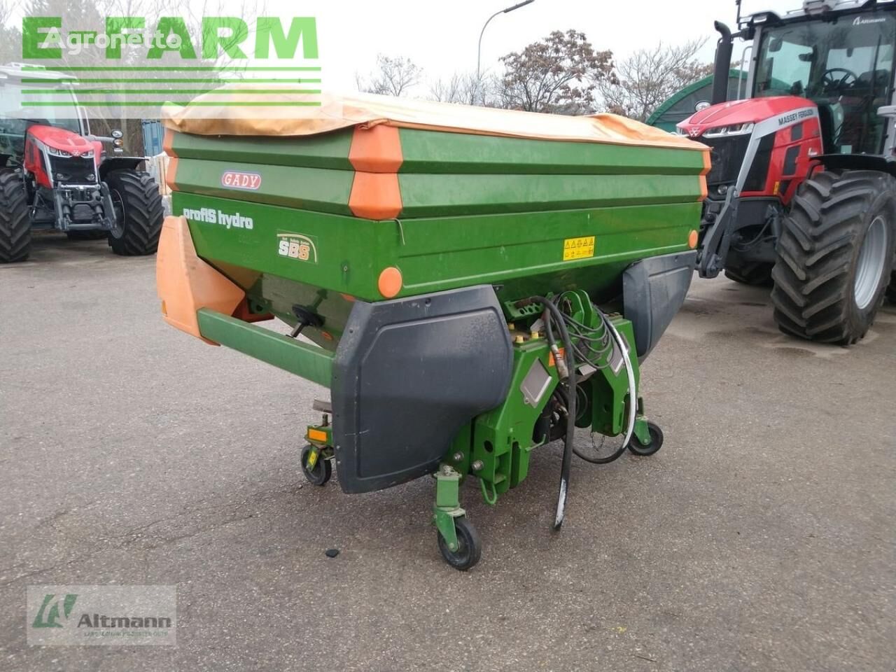 za-m 1500 profis hydro mounted fertilizer spreader