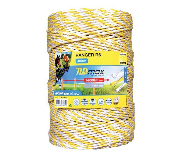 Ranger rope 6mm/ 400 m white/yellow