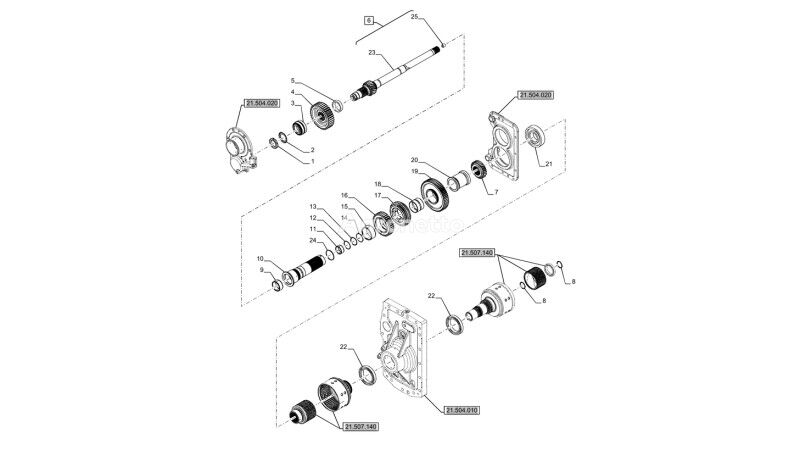 Koło zębate 87528362 camshaft gear for New Holland T6070  wheel tractor