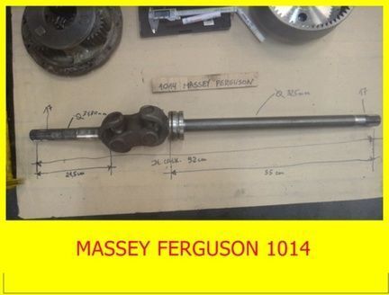 half-axle for Massey Ferguson 1014 wheel tractor