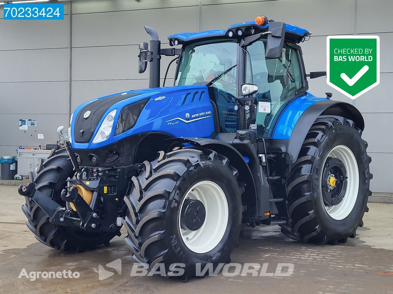New Holland T7.315HD NEW GEN 4X4 GPS RTK - FH - PTO - GERMAN wheel tractor